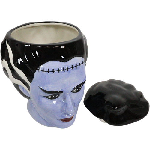 The Holiday Aisle® Dekyla Ghastly Mrs Frankenstein Bride Ceramic Cookie